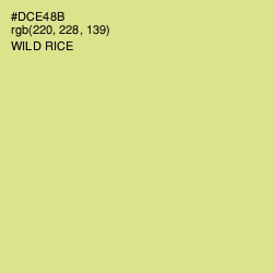 #DCE48B - Wild Rice Color Image