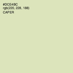 #DCE4BC - Caper Color Image