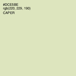 #DCE5BE - Caper Color Image