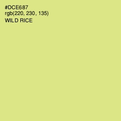 #DCE687 - Wild Rice Color Image