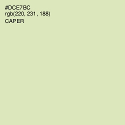 #DCE7BC - Caper Color Image