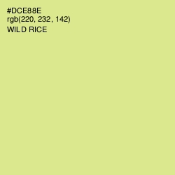 #DCE88E - Wild Rice Color Image