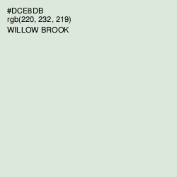 #DCE8DB - Willow Brook Color Image