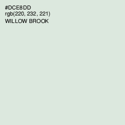 #DCE8DD - Willow Brook Color Image