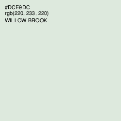 #DCE9DC - Willow Brook Color Image