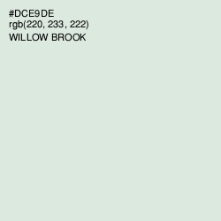 #DCE9DE - Willow Brook Color Image