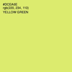 #DCEA6E - Yellow Green Color Image