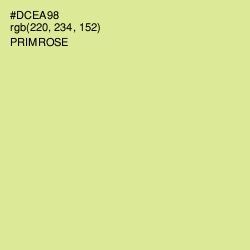 #DCEA98 - Primrose Color Image