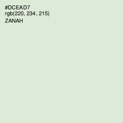 #DCEAD7 - Zanah Color Image