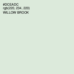 #DCEADC - Willow Brook Color Image