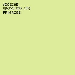 #DCEC9B - Primrose Color Image