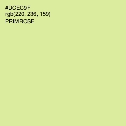 #DCEC9F - Primrose Color Image