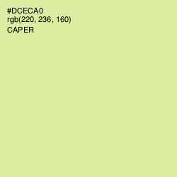 #DCECA0 - Caper Color Image
