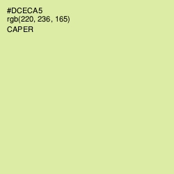 #DCECA5 - Caper Color Image