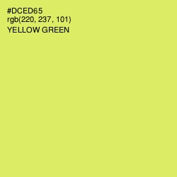 #DCED65 - Yellow Green Color Image