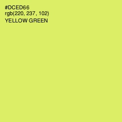 #DCED66 - Yellow Green Color Image