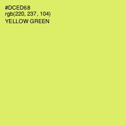 #DCED68 - Yellow Green Color Image