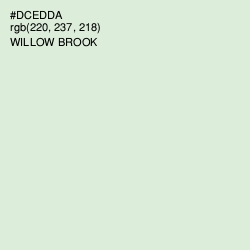 #DCEDDA - Willow Brook Color Image