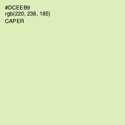 #DCEEB9 - Caper Color Image