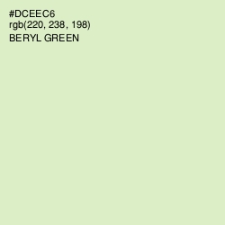 #DCEEC6 - Beryl Green Color Image