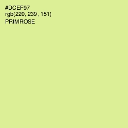 #DCEF97 - Primrose Color Image