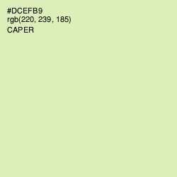#DCEFB9 - Caper Color Image