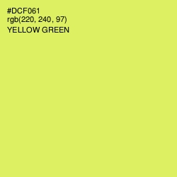 #DCF061 - Yellow Green Color Image