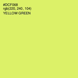 #DCF068 - Yellow Green Color Image