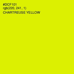 #DCF101 - Chartreuse Yellow Color Image