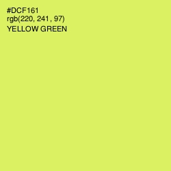 #DCF161 - Yellow Green Color Image