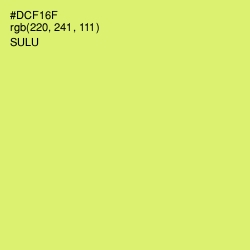 #DCF16F - Sulu Color Image