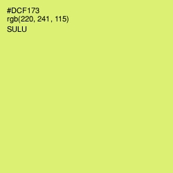 #DCF173 - Sulu Color Image