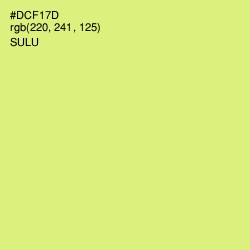 #DCF17D - Sulu Color Image