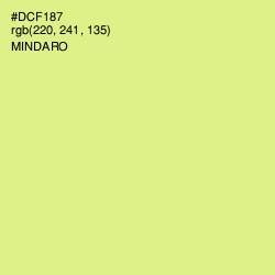#DCF187 - Mindaro Color Image