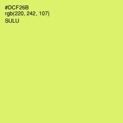 #DCF26B - Sulu Color Image