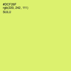 #DCF26F - Sulu Color Image