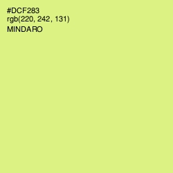 #DCF283 - Mindaro Color Image