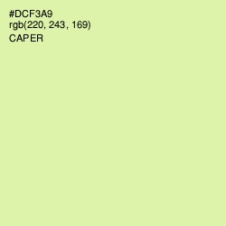 #DCF3A9 - Caper Color Image