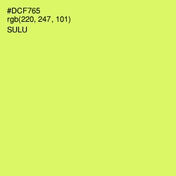 #DCF765 - Sulu Color Image