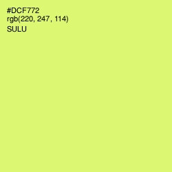 #DCF772 - Sulu Color Image