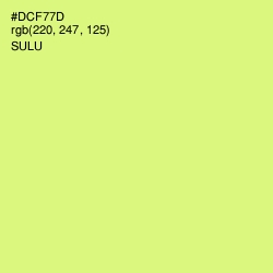 #DCF77D - Sulu Color Image