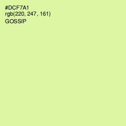 #DCF7A1 - Gossip Color Image