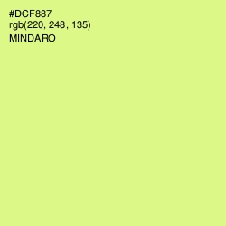 #DCF887 - Mindaro Color Image