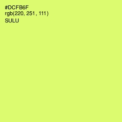 #DCFB6F - Sulu Color Image