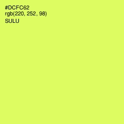 #DCFC62 - Sulu Color Image