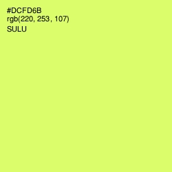 #DCFD6B - Sulu Color Image