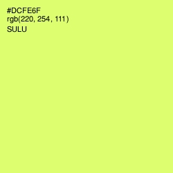 #DCFE6F - Sulu Color Image