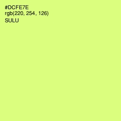 #DCFE7E - Sulu Color Image