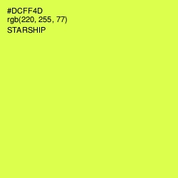 #DCFF4D - Starship Color Image