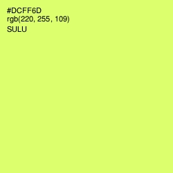 #DCFF6D - Sulu Color Image